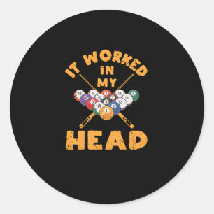 Adesivo Funcionou na minha cabeça, Piscina Engraçada Billi