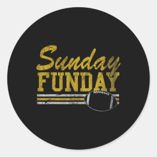Adesivo Funday de Domingo Fã de Futebol Homens Mulheres Cr