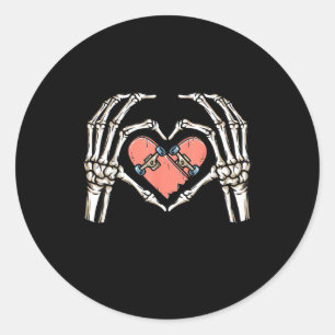 Adesivo Fundição de Dia de os namorados de Skeleton