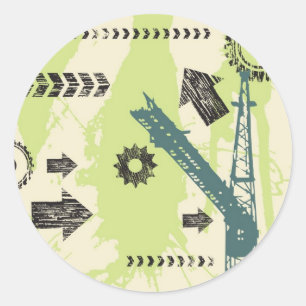 Adesivo Fundo abstrato da olá!-tecnologia