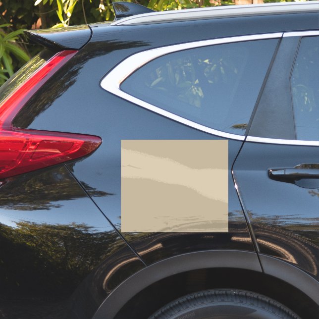 Adesivo Fundo Bege Suave e Claro – Design de Casamento (Lado do carro)