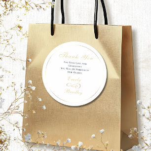 Adesivo Fundo Branco Elegante Azul Marinho Dourado Script 