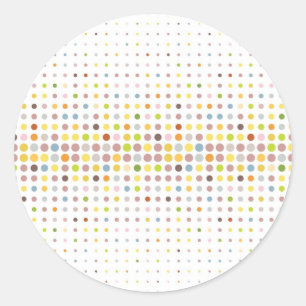 Adesivo Fundo colorido do ponto