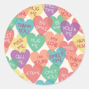 Adesivo Fundo da forma do amor