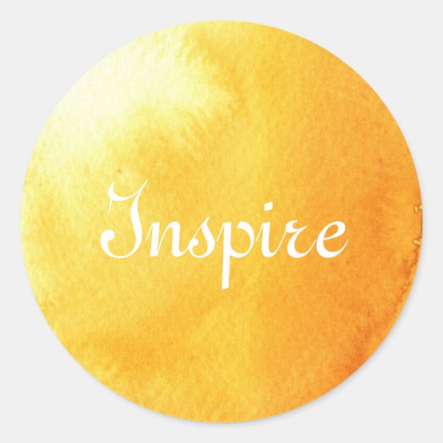 Adesivo fundo de aquarela do excelente - tintas aquarelas  (Frente)