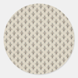 Adesivo Fundo de creme do teste padrão