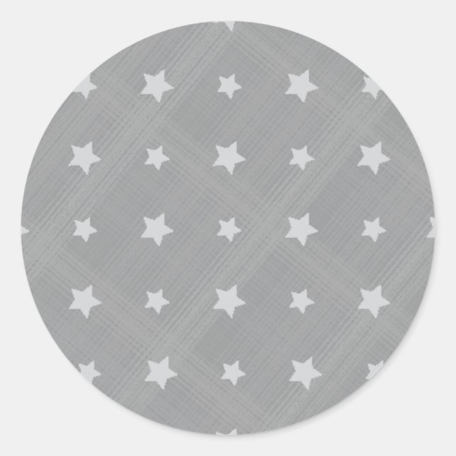 Adesivo Fundo de estrelas com padrão têxtil (Frente)