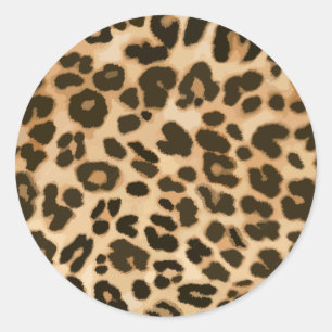 Adesivo Fundo de Impressão do Leopardo