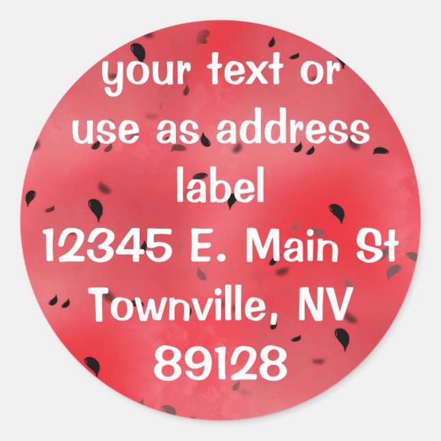 Adesivo Fundo de Textura da Melancia (Frente)