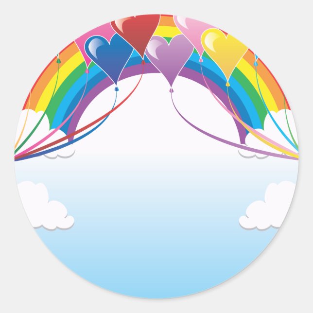 Adesivo Fundo do Balão do Coração (Frente)