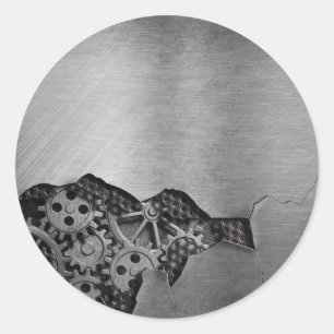 Adesivo Fundo do metal com dano mecânico