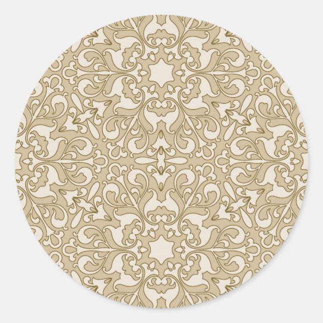 Adesivo Fundo do ornamentado Floral (Frente)