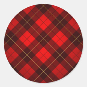 Adesivo Fundo do tartan de Wallace