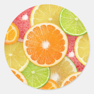 Adesivo Fundo frutas de Citrus