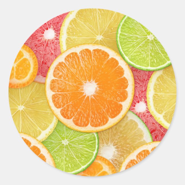 Adesivo Fundo frutas de Citrus (Frente)