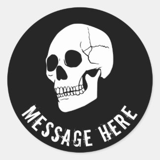 Adesivo Fundo Laranja do Sticker Arredondado Personalizáve