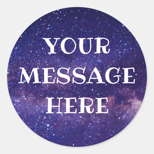 Adesivo Fundo NOITE ESTRELADA - Personalize o seu (Frente)