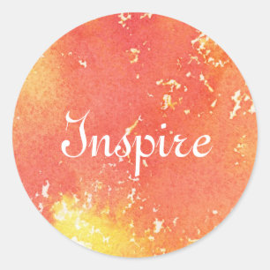 Adesivo Fundo pintado mão abstrato da aguarela