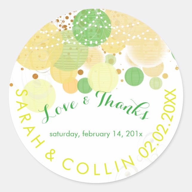 Adesivo Fundo PixDezines amarelo/verde/lanternas/preto (Frente)