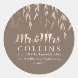 Adesivo Fundo PixDezines Willow/Faux Rosa Dourado/DIY