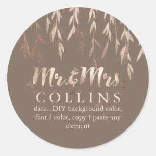 Adesivo Fundo PixDezines Willow/Faux Rosa Dourado/DIY