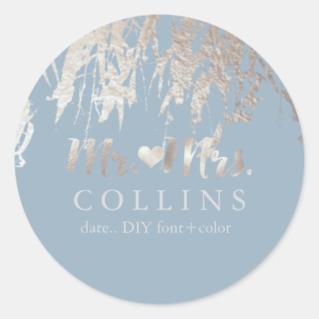 Adesivo Fundo PixDezines Willow/Faux Silver Foil/DIY (Frente)