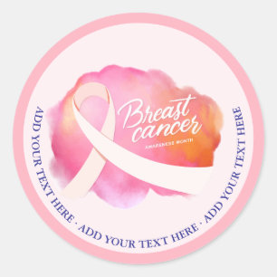 Adesivo Fundraiser de sensibilização para o Cancer, de fit