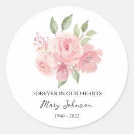 Adesivo Funeral Memorial Rose