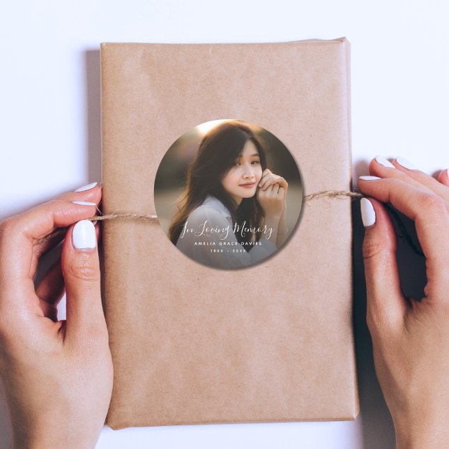 Adesivo Funeral Personalizada do tributo Memorial Personal (Photo Memorial Stickers)