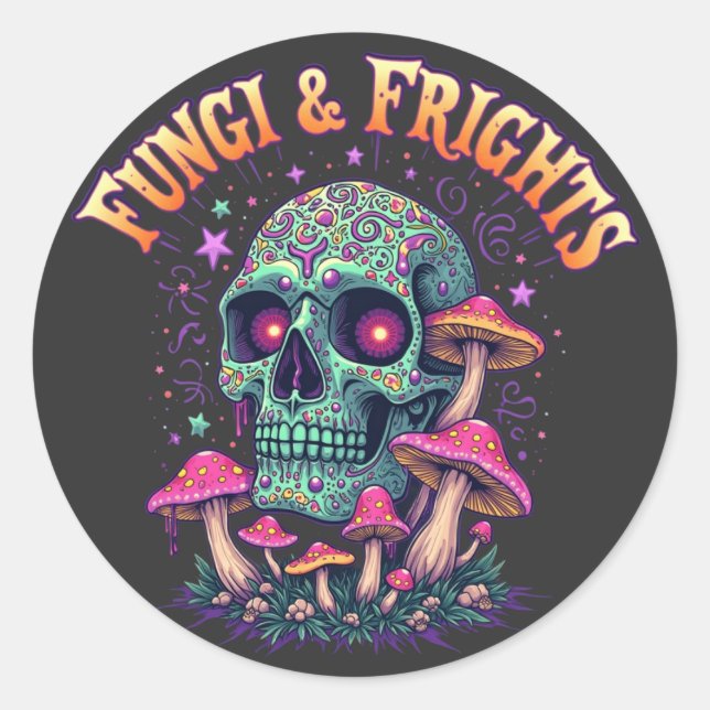 Adesivo Fungos & Medos  (Frente)