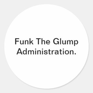 Adesivo Funk Glump Comentário Social Hankamer Artjunkhaus