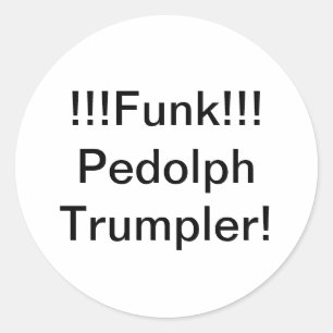 Adesivo Funk Pedolph Trumpler Hankamer Artjunkhaus Cômico