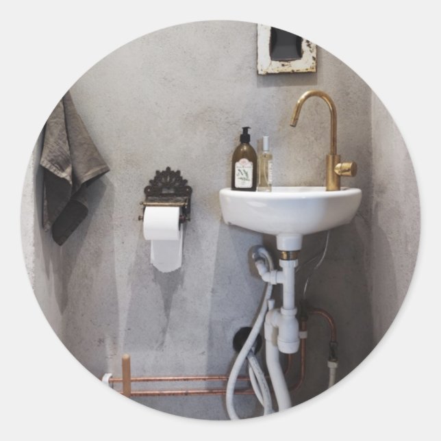 Adesivo Funky Bathroom (Frente)