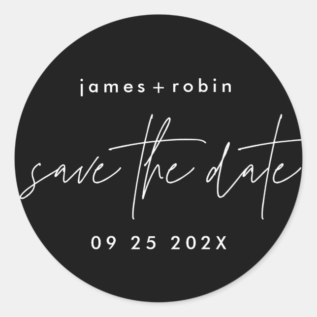 Adesivo Funky Casual Onyx Black Elegant Moderno (Frente)