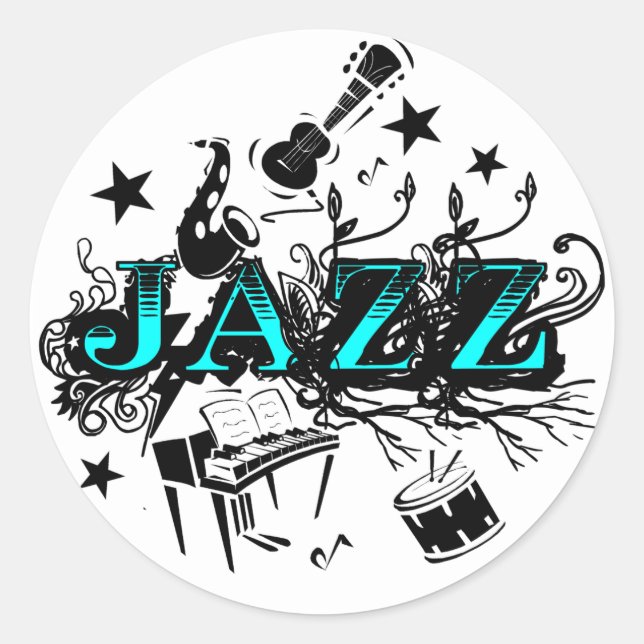 Adesivo Funky Jazz (Frente)