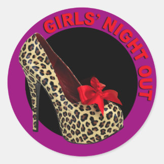 Adesivo Funky Leopard Stiletto Girls Night Out