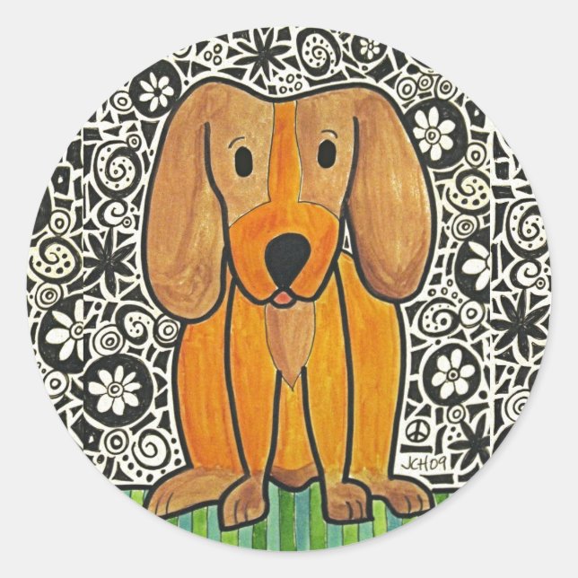 Adesivo Funky Puppy (Frente)