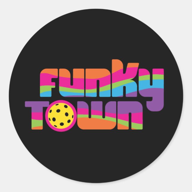 Adesivo Funky Town (Frente)