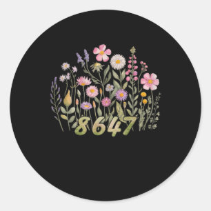 Adesivo Funny 8647 Flores Boho Floral Para Homens E Mulher