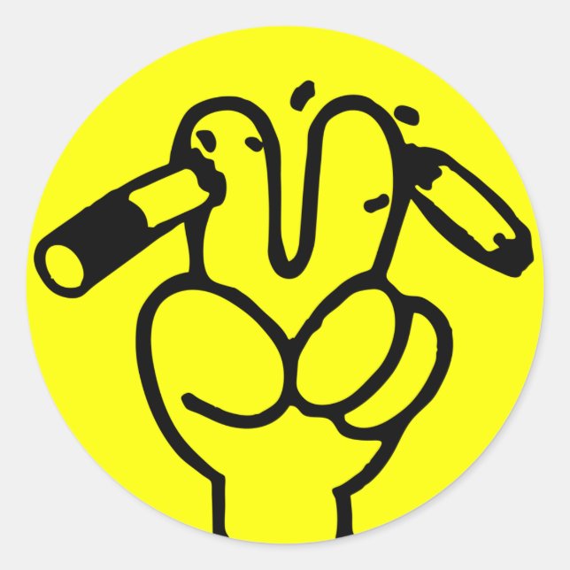 Adesivo Funny Anti Smoking ⚠ Sinal Tailandês ⚠ (Frente)