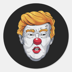 Adesivo Funny Anti Trump Palhaço Eleitoral 2024