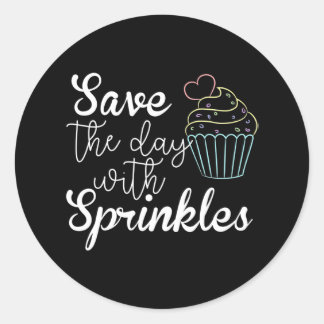 Adesivo Funny Baking Para Chefs De Pastelaria De Cupcakes