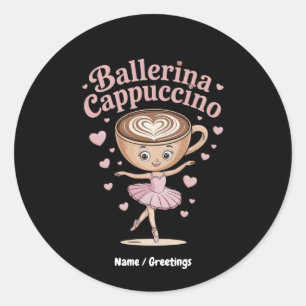 Adesivo Funny Ballerina Cappuccina Memória Italiana do Bra