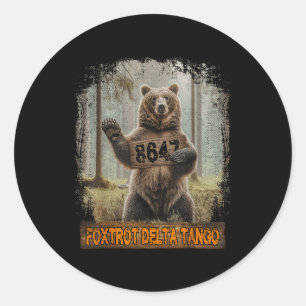 Adesivo Funny Bear Foxtrots Deltas Tango 8647 86 47 Patrio