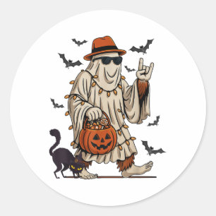 Adesivo Funny Bigfoot Fantasma Halloween Costume Sasquatch