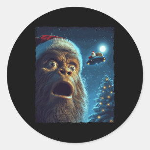Adesivo Funny Bigfoot Sasquatch Selfie Papais noeis Ufo Xm