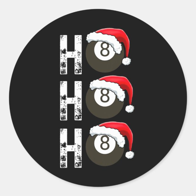 Adesivo Funny Billiard Billiard Para A Liga Dos Jogadores  (Frente)