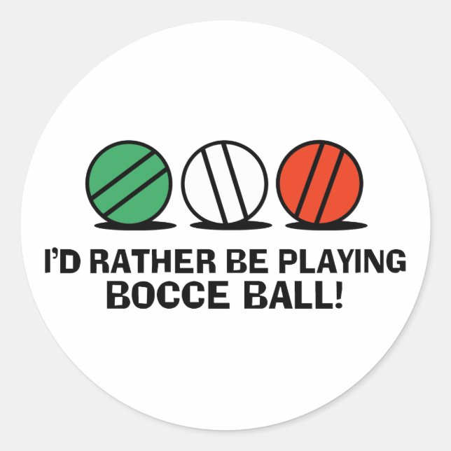 Adesivo Funny Bocce Ball (Frente)