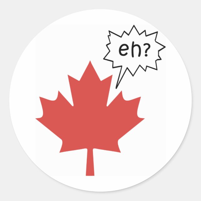 Adesivo Funny Canadense (Frente)