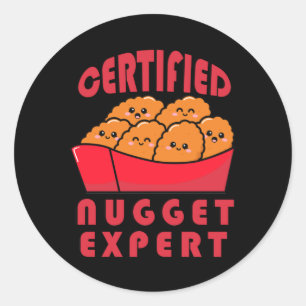 Adesivo Funny Chicken Nugget Expert Nug Life